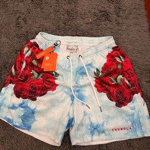 Brand new youngla block party shorts. Size medium.